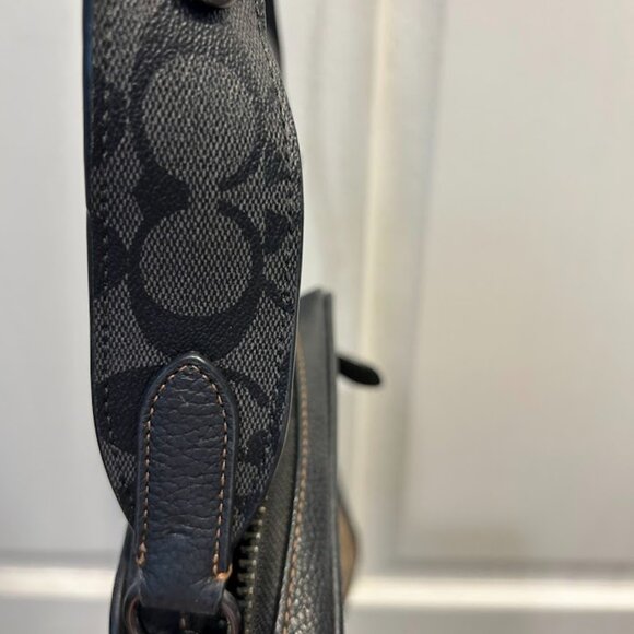 Coach Signature Canvas & Leather Crossbody Bag - Picture 3 of 6